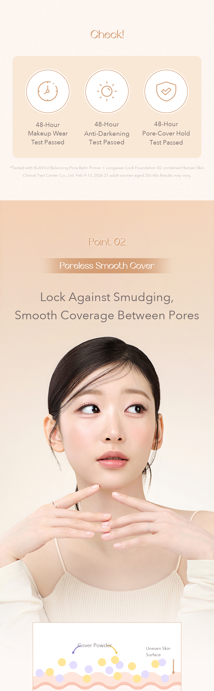 KLAVUU Balancing Longwear Lock Foundation 25ml detail 04