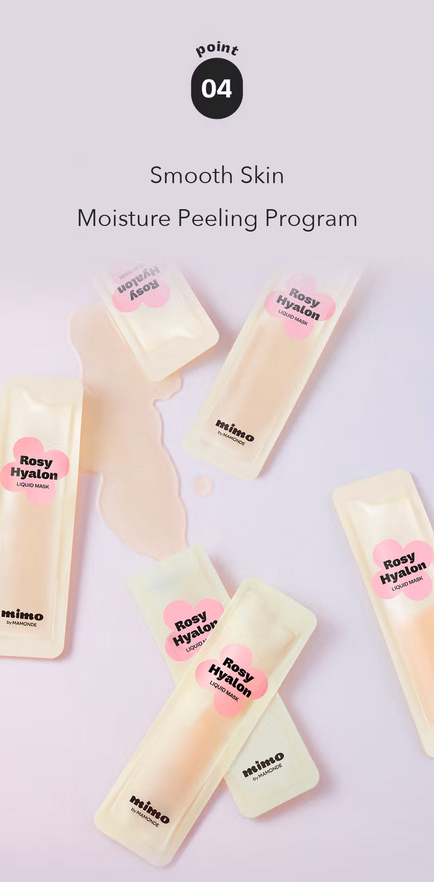 MIMO by MAMONDE Rosy-Hyalon Liquid Mask detail 10