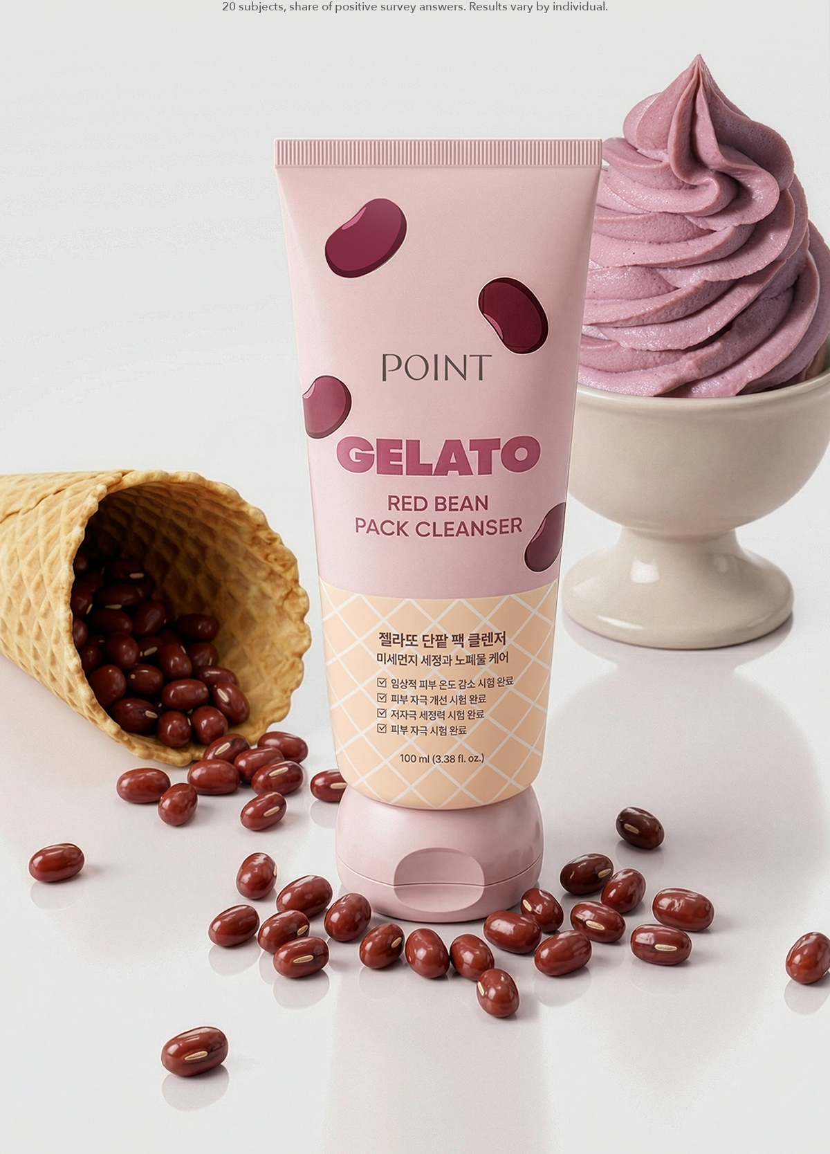 POINT Gelato Red Bean Pack Cleanser detail 13