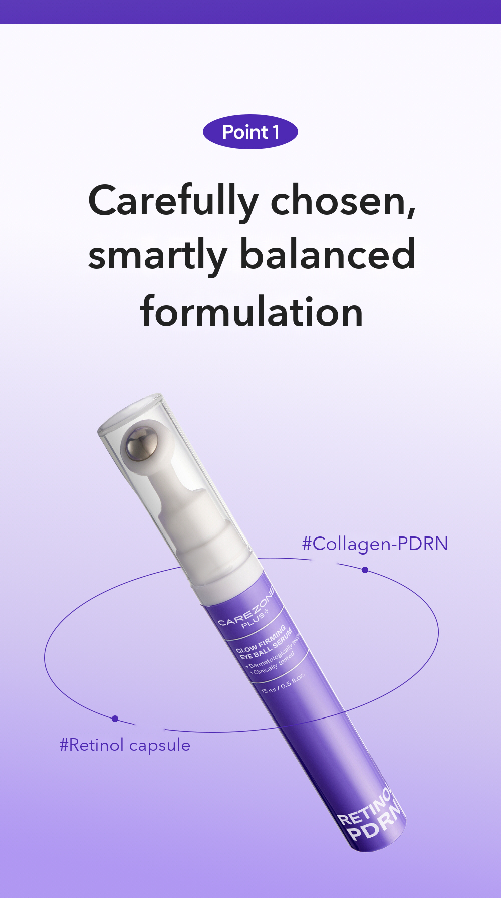 CAREZONE PLUS+ Glow Firming Eye Ball Serum detail 02