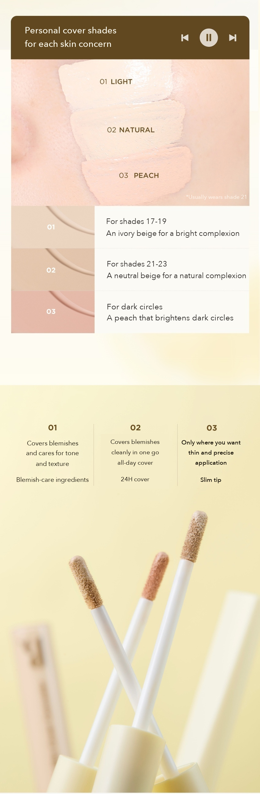 BONCEPT Vita C Slim Cover Concealer detail 03