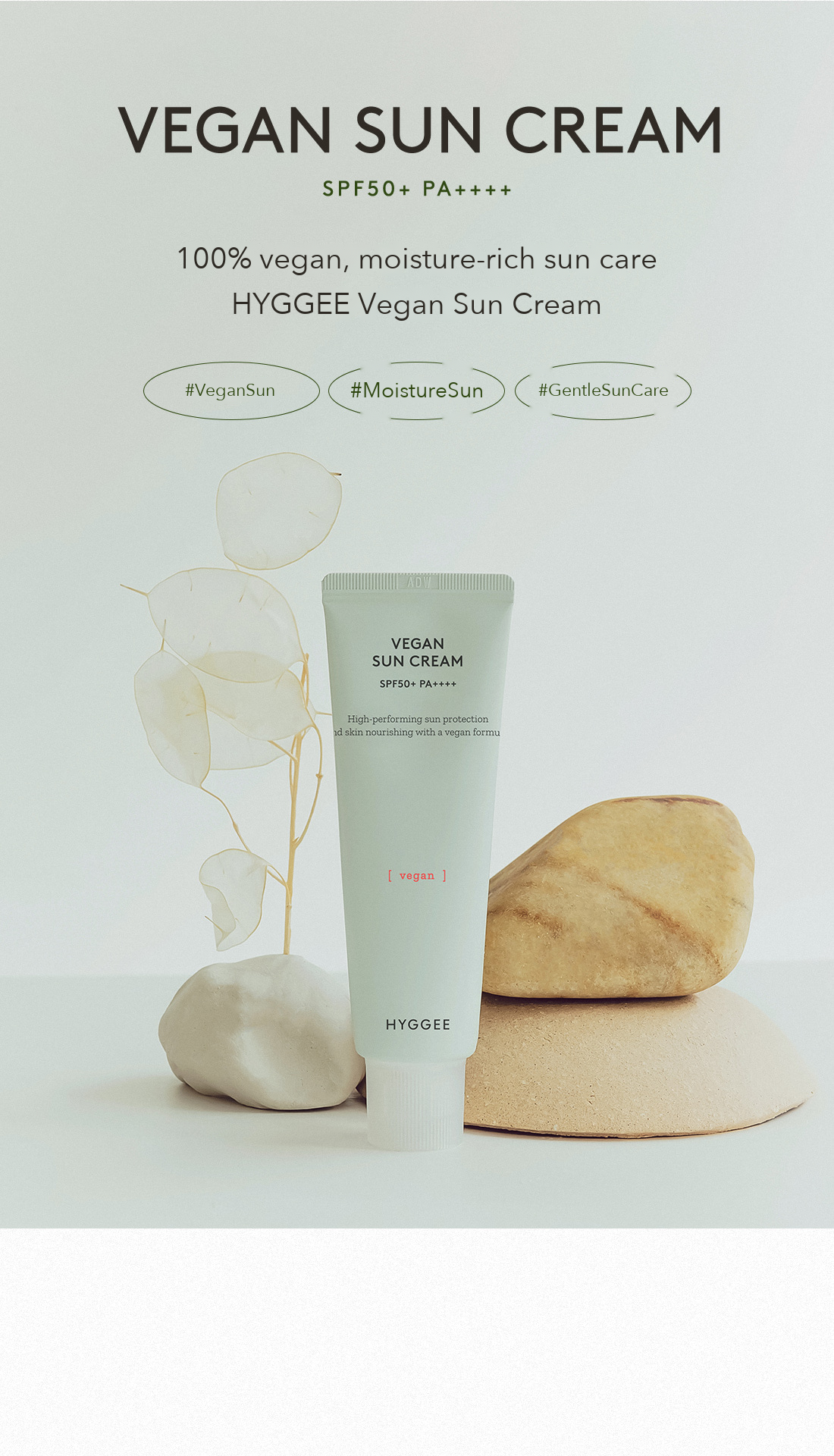 HYGGEE Vegan Sun Cream detail 2