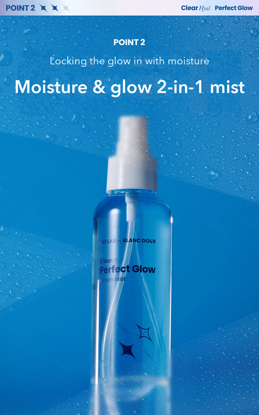 THE LAB by BLANC DOUX Clear Hyal Perfect Glow Serum Mist detail 7
