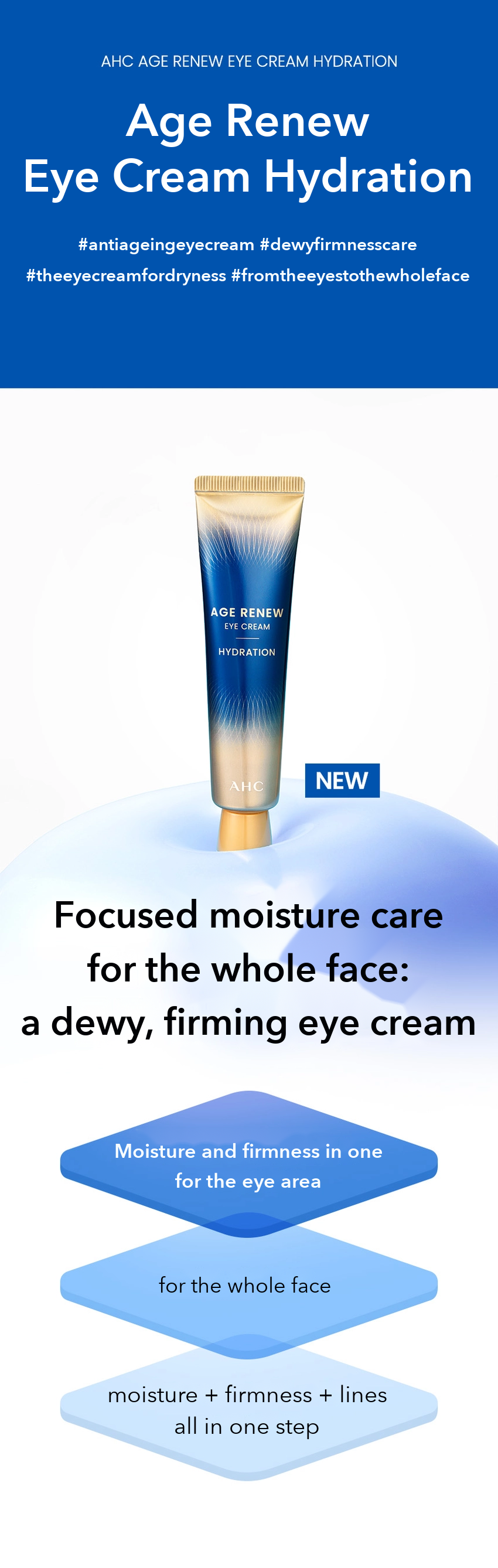 AHC Age Renew Eye Cream Hydration detail 02
