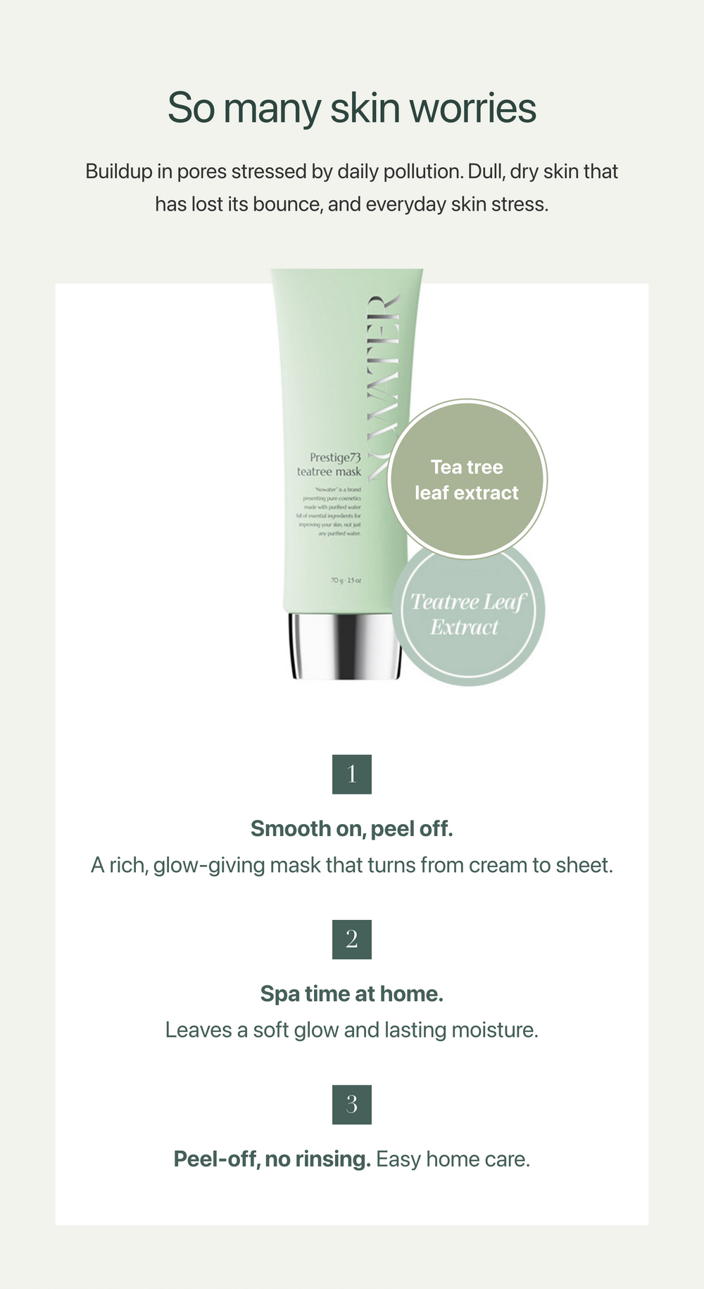 Prestige73 Teatree Mask detail 6
