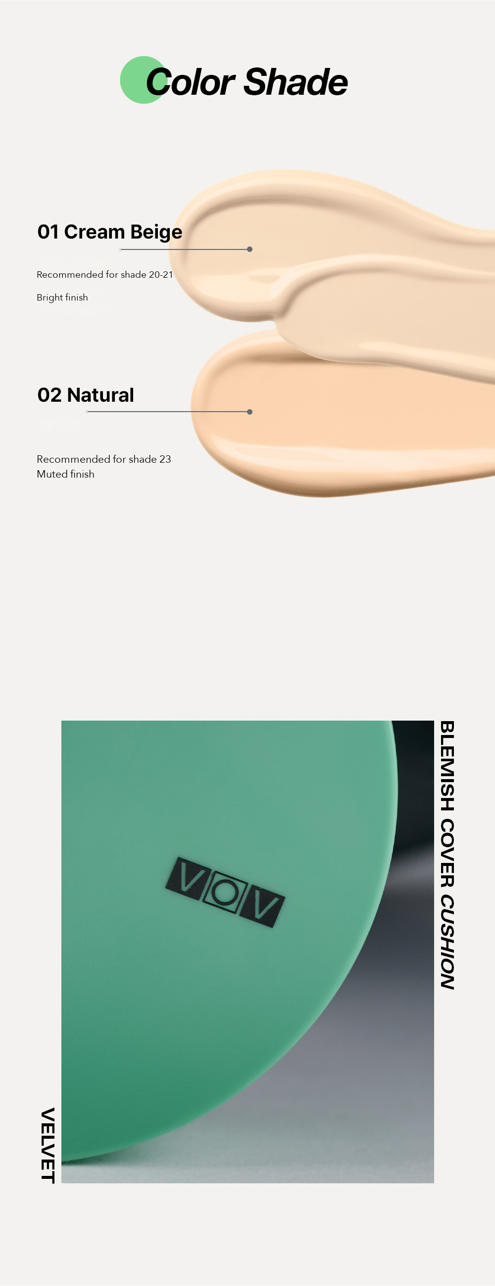 VOV Blemish Cover Cushion Velvet 15g detail 07