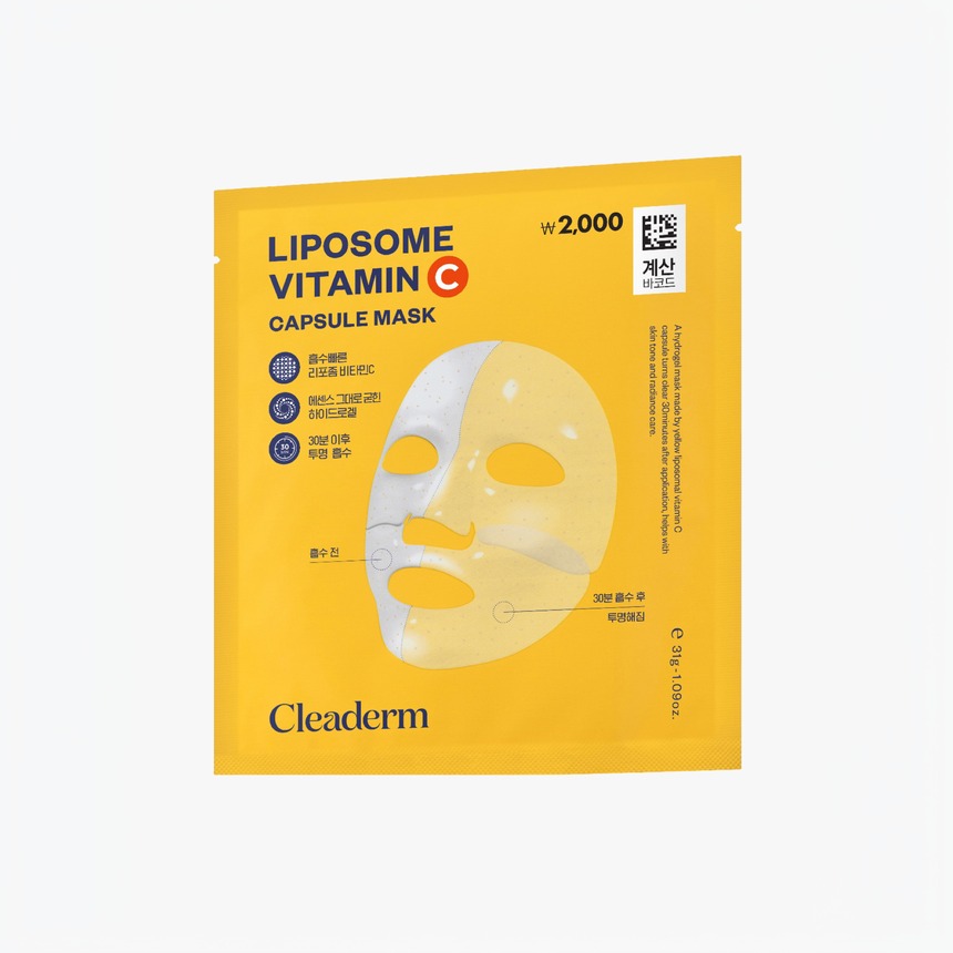 CLEADERM Liposome Vitamin C Blemish Glow Mask 1 Sheet 31g