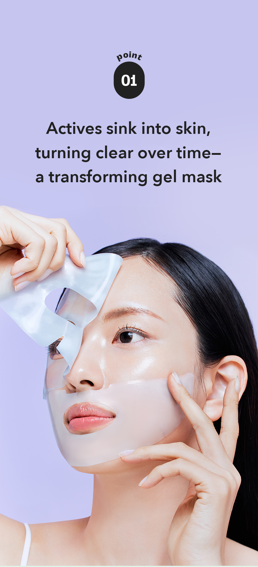 MIMO by MAMONDE Peony-Tinol Hydrogel Mask detail 04