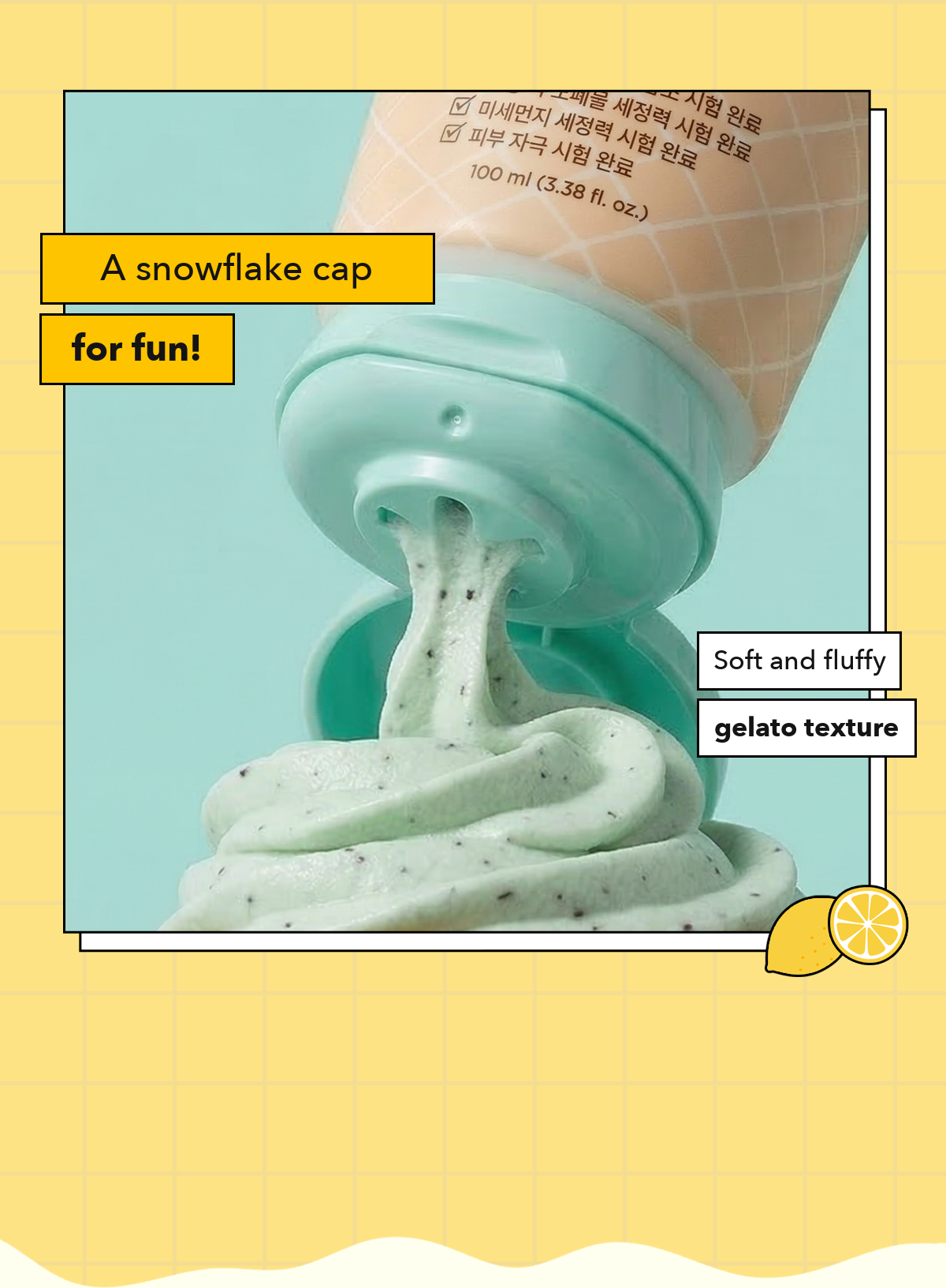 POINT Gelato Citrus Yuja Pack Cleanser detail 09