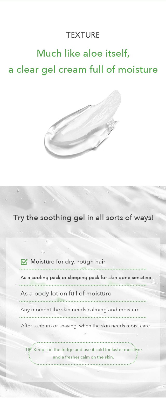 Fruits Nara Aloe Vera Moisture Aqua Soothing Gel 150g detail 5