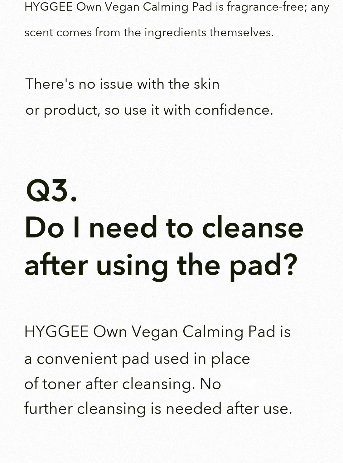 HYGGEE Own Vegan Calming Pad detail 24