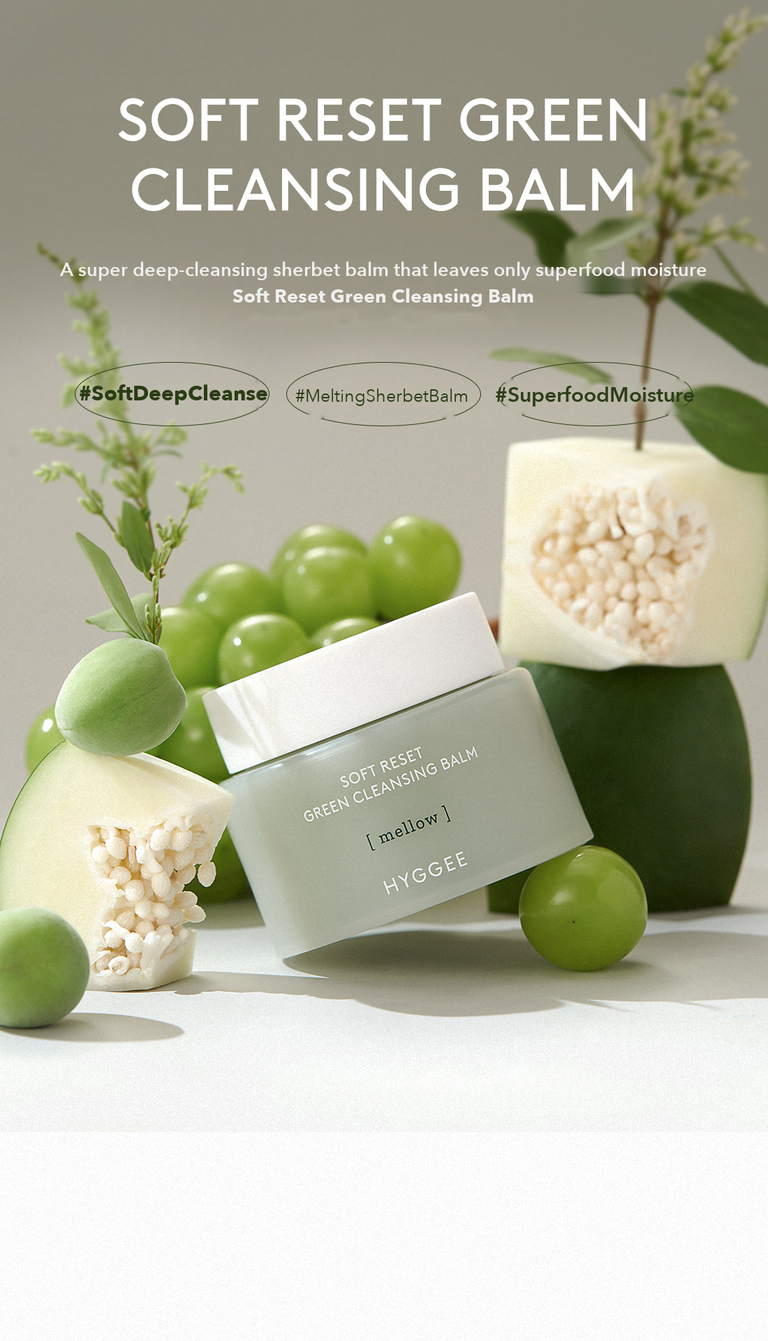 HYGGEE Soft Reset Green Cleansing Balm detail 2