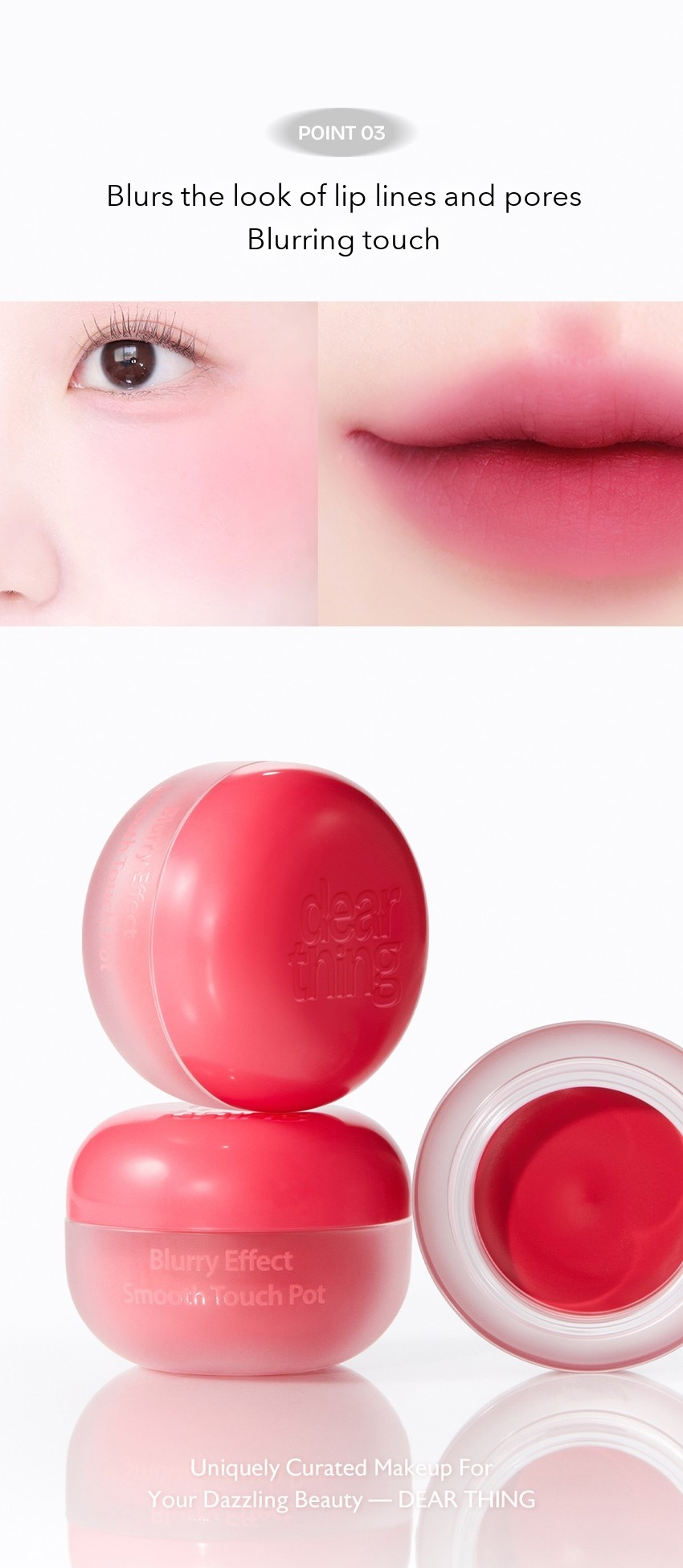 MILKTOUCH Dear Thing Blurry Effect Smooth Touch Pot detail 07