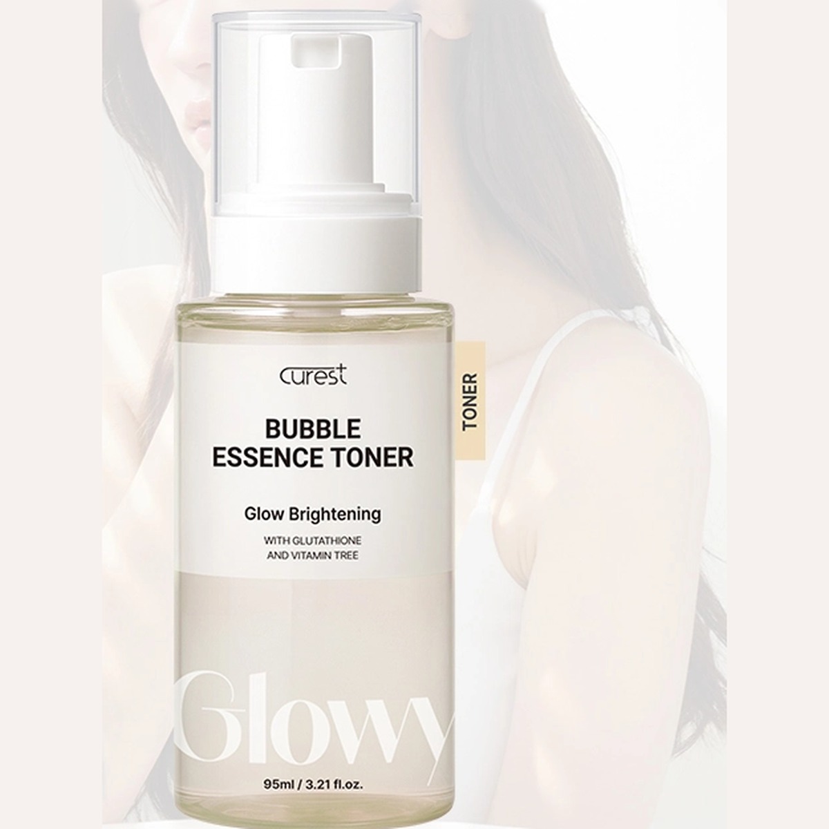 CUREST Glow Brightening Bubble Essence Toner 95ml
