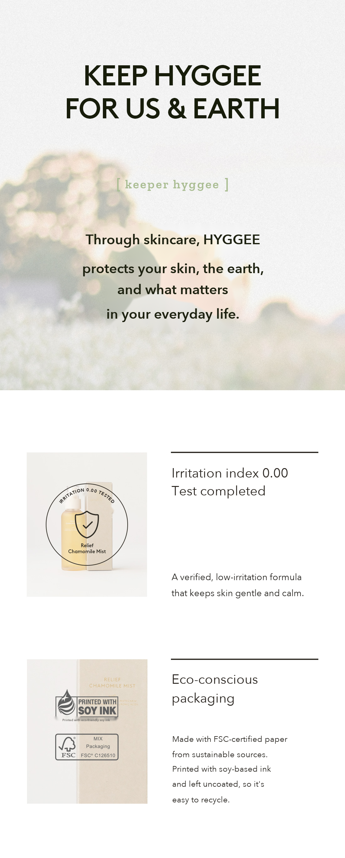 HYGGEE Relief Chamomile Mist detail 15
