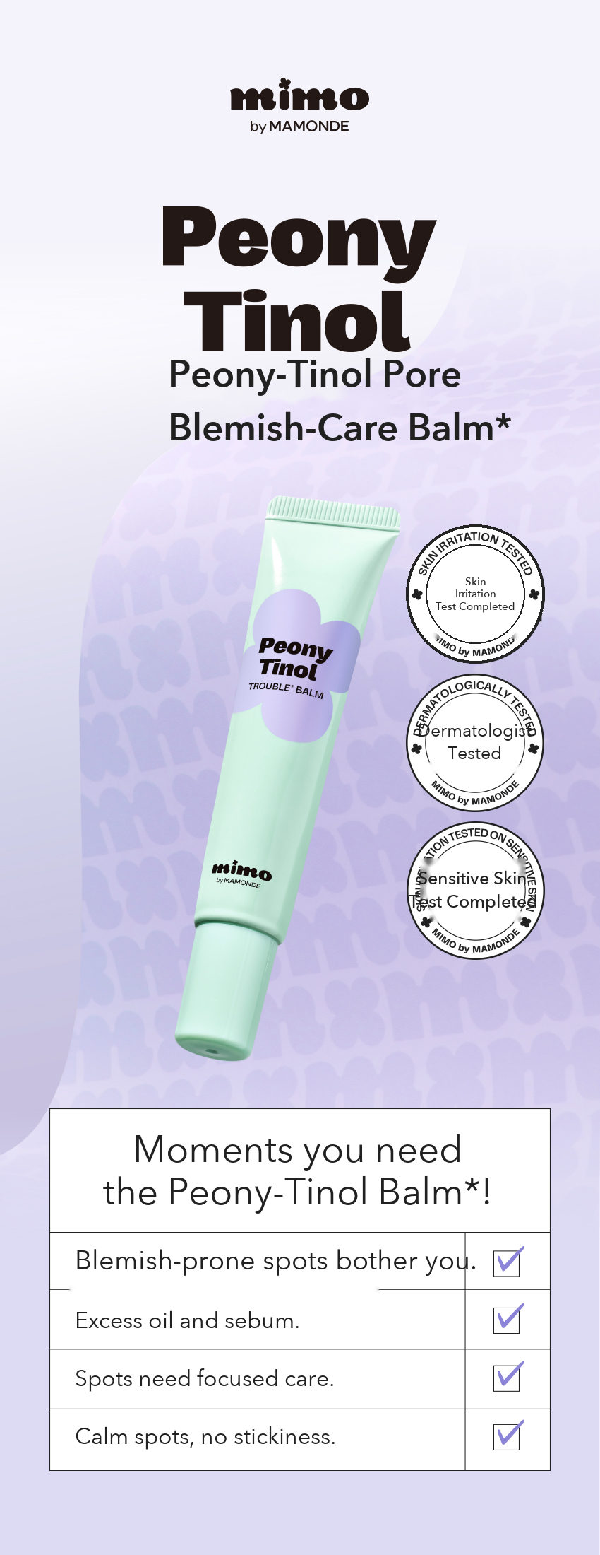 MIMO Peony-Tinol Trouble Balm detail 01
