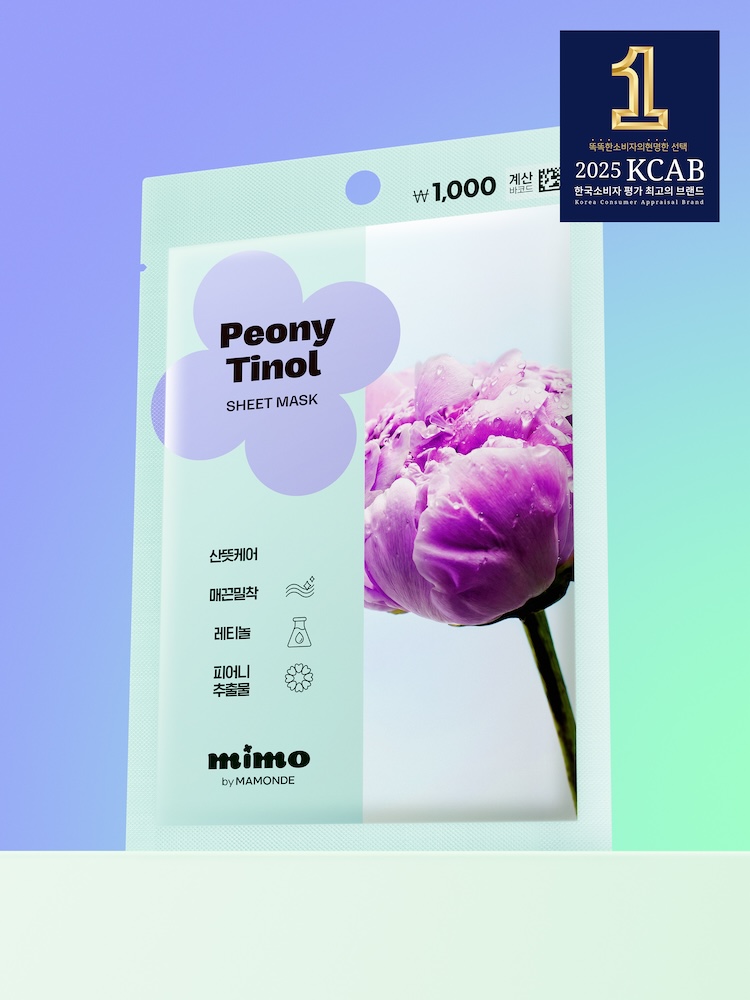 MIMO by MAMONDE Peony-Tinol Sheet Mask 1 Sheet