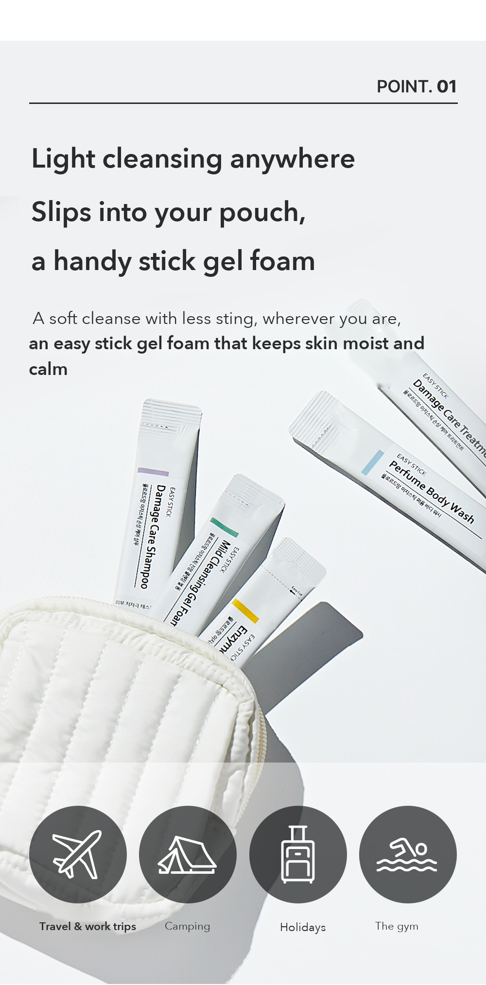 FLORdeMAN Easy Stick Mild Cleansing Gel Foam detail 3