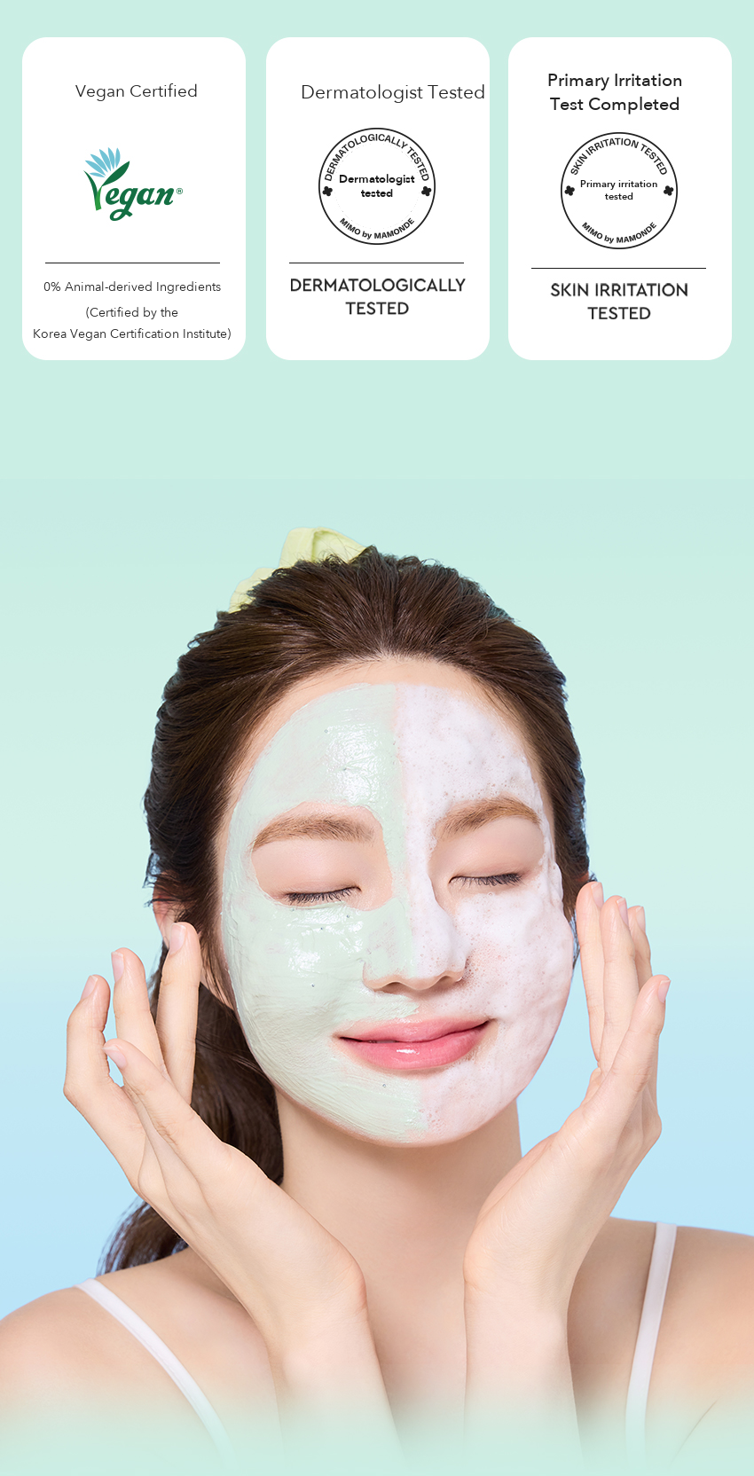 MIMO by MAMONDE Mint-AHA Pack Cleanser detail 08