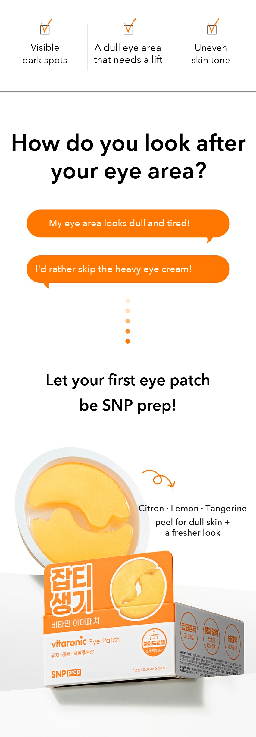 SNP Prep Vitaronic Eye Patch detail 02