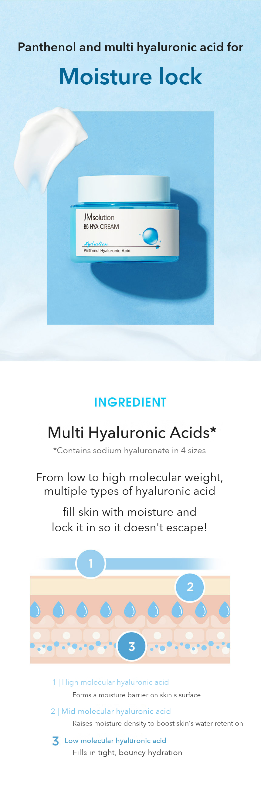JMsolution B5 Hya Moisturizing Cream 60ml detail 03