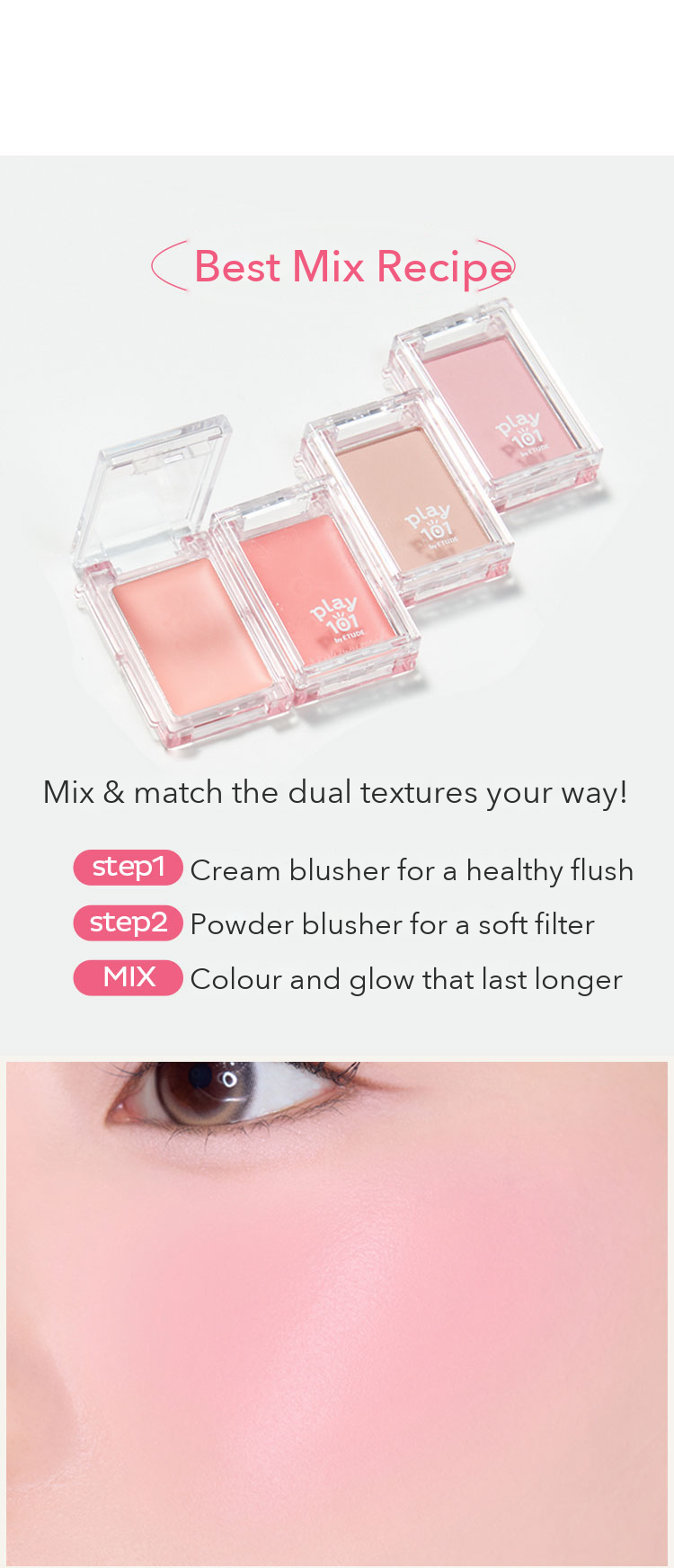 Play 101 by ETUDE Multi Blending Piece Cream Blusher detail 07
