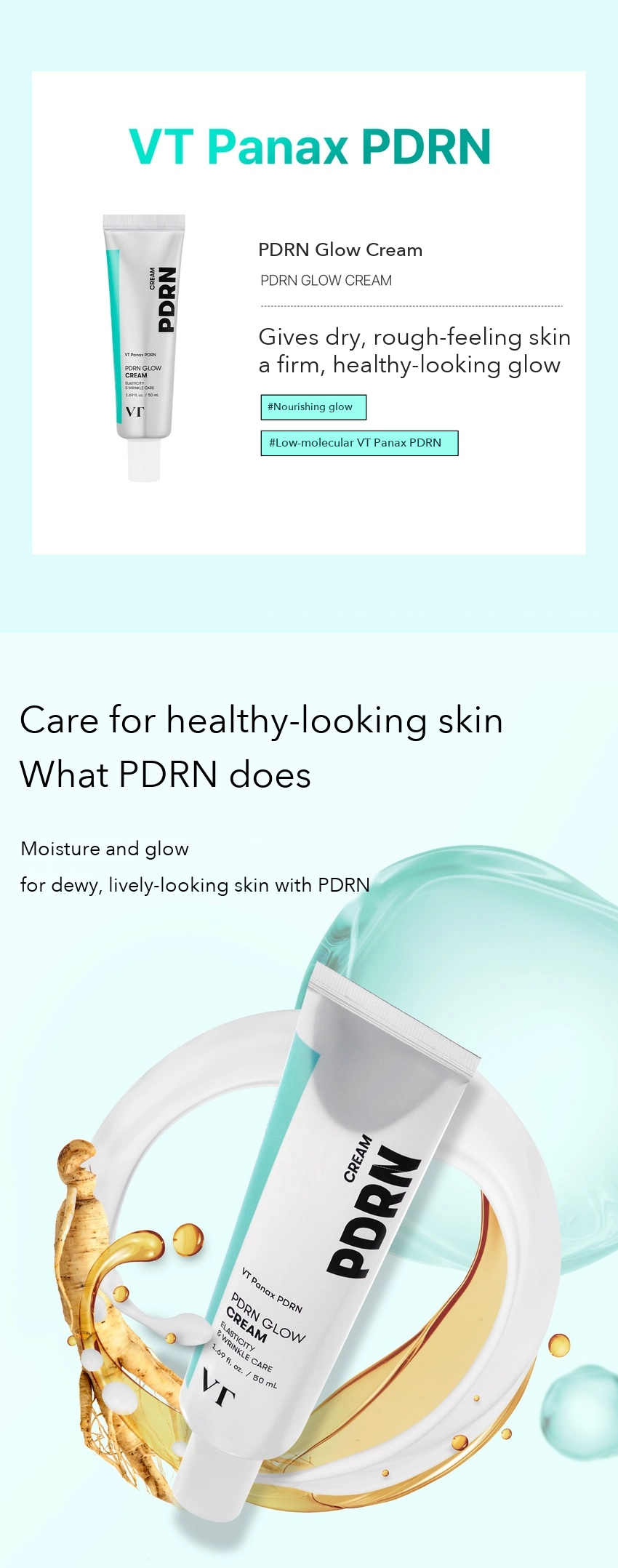 VT PDRN Glow Cream 50ml detail 02