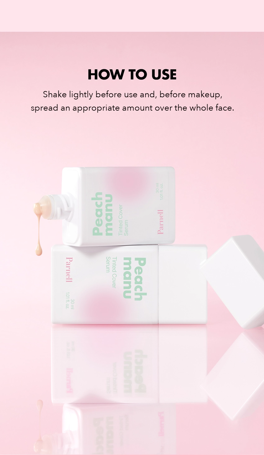 PARNELL Peachmanu Tinted Cover Serum detail 06