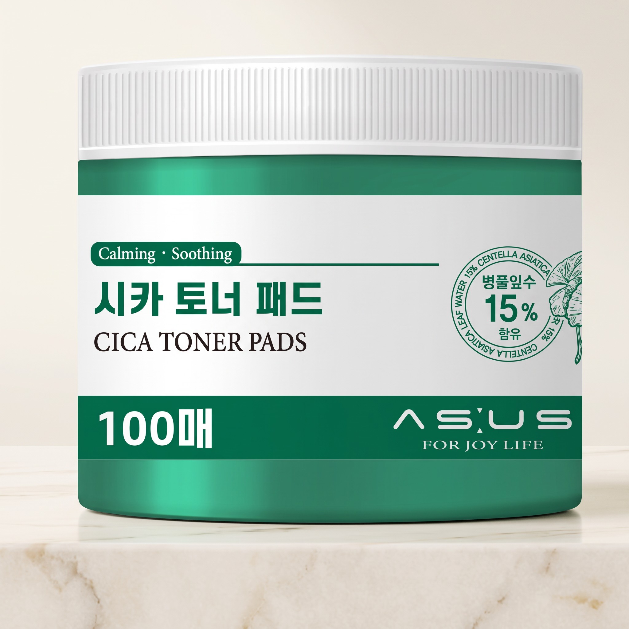 ASUS Cica Calming Toner Pad (100 Pads)