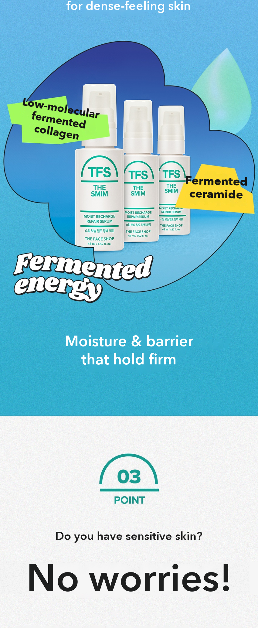 THE FACE SHOP The Smim Moist Recharge Repair Serum detail 06