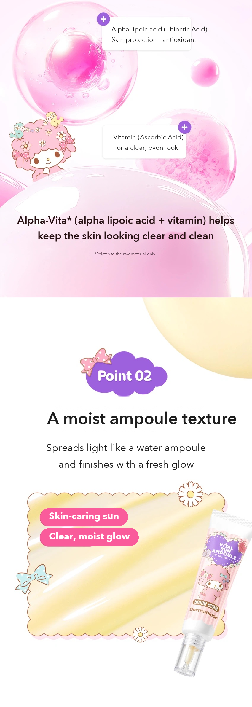 DERMABLOCK Vital Sun Ampoule 35ml x My Sweet Piano detail 04