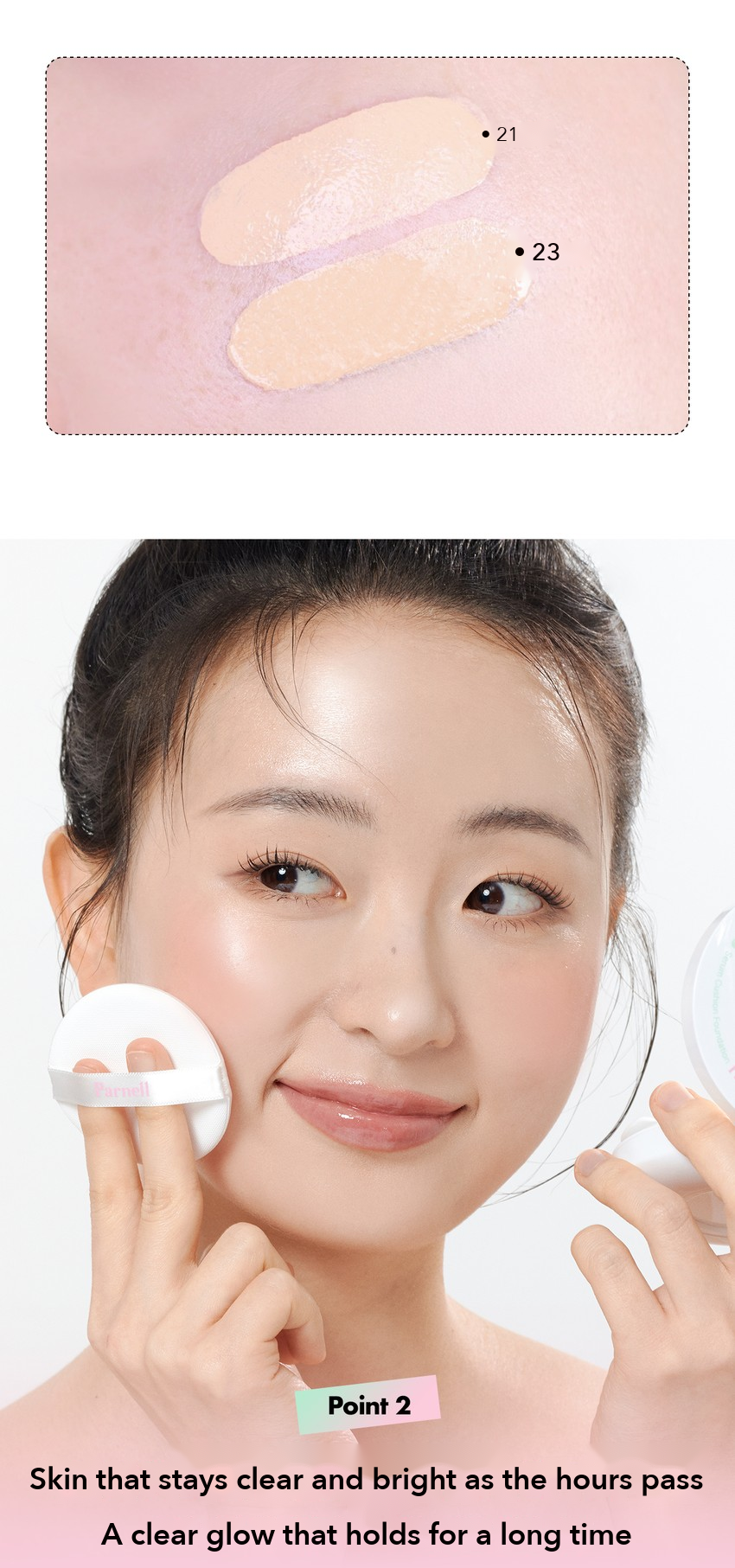 PARNELL Peachmanu Serum Cushion Foundation detail 04