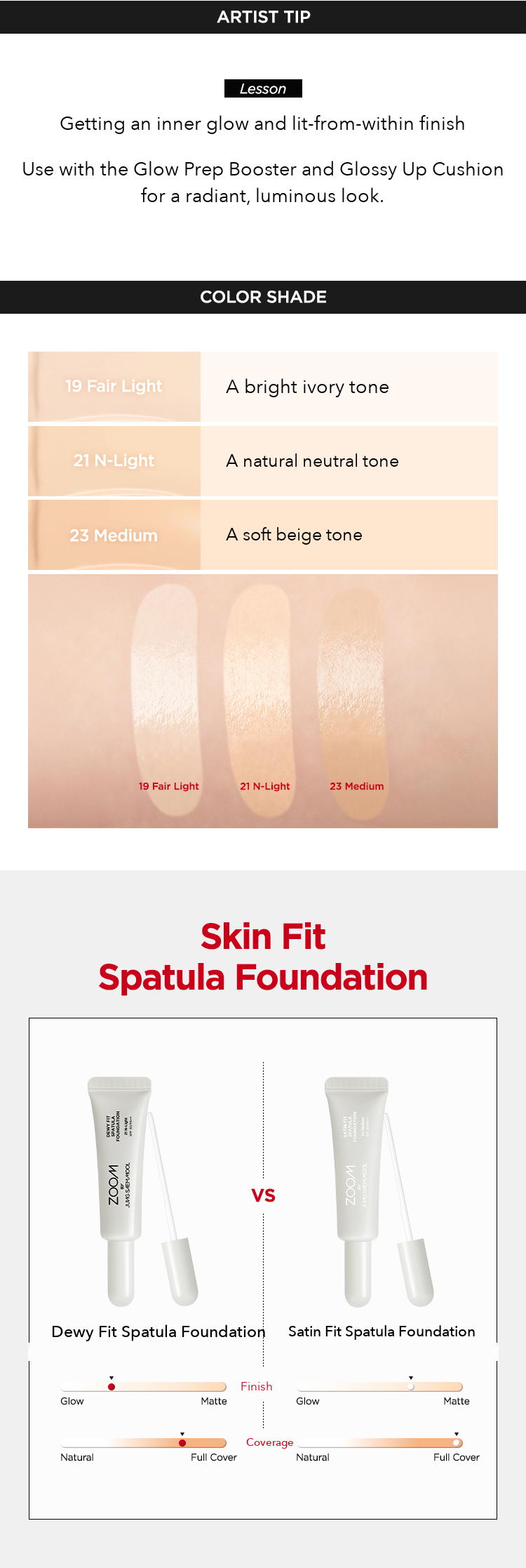 ZOOM by JUNGSAEMMOOL Dewy Fit Spatula Foundation 25ml detail 10