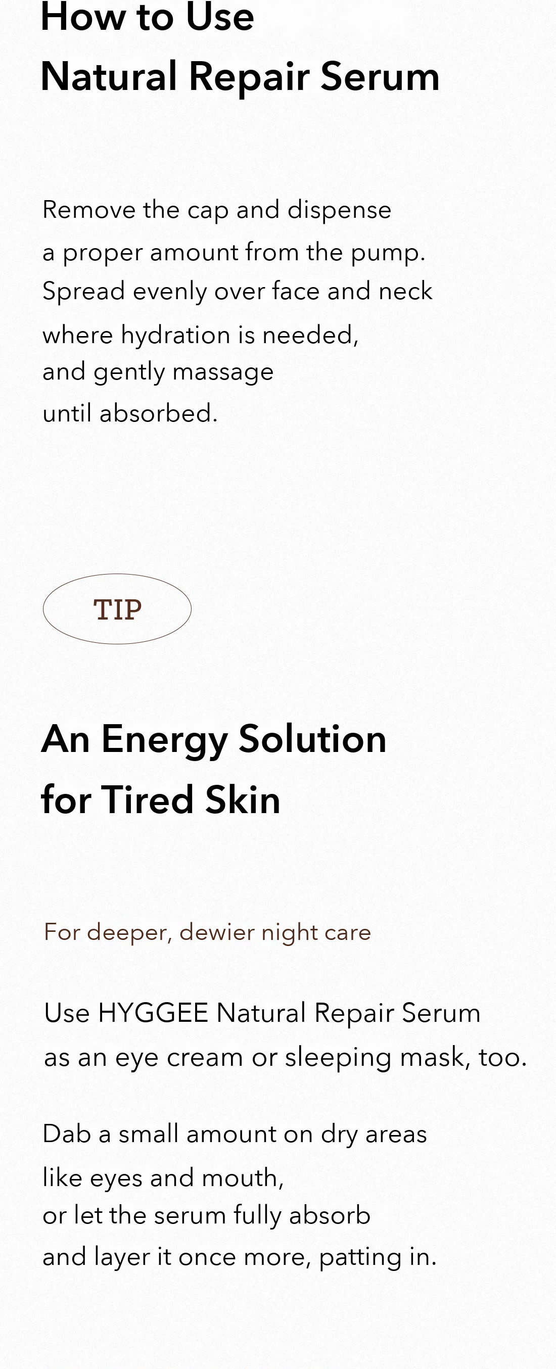 HYGGEE Natural Repair Serum detail 19
