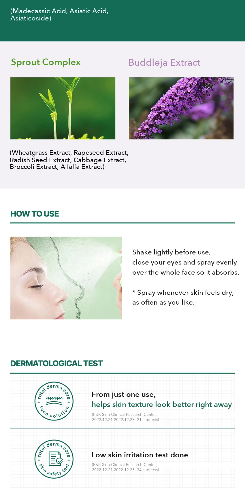 Madeca21 TECA Solution Soothing Mist Toner detail 05