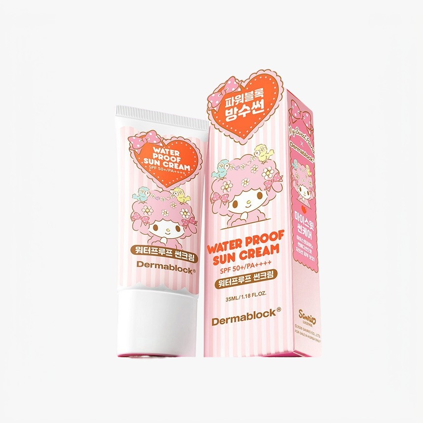 DERMABLOCK Waterproof Sun Cream 35ml x My Sweet Piano