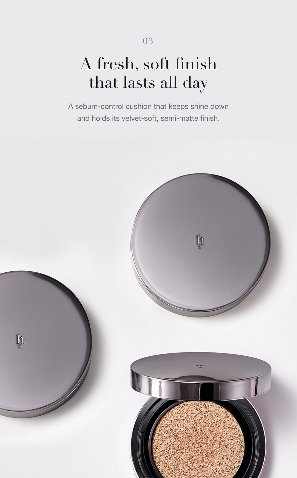 HEVVY MAKEUP Gleaming Skin Cushion H detail 07