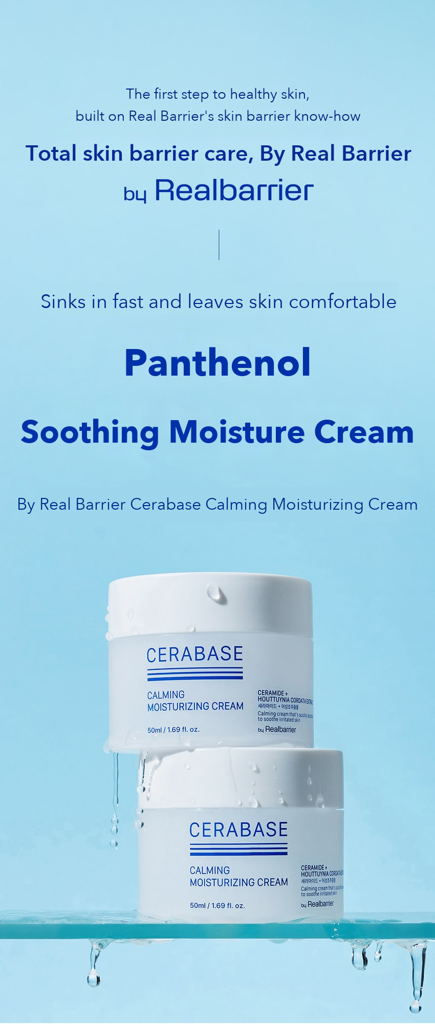 By Real Barrier Cerabase Calming Moisturizing Cream 50ml detail 01