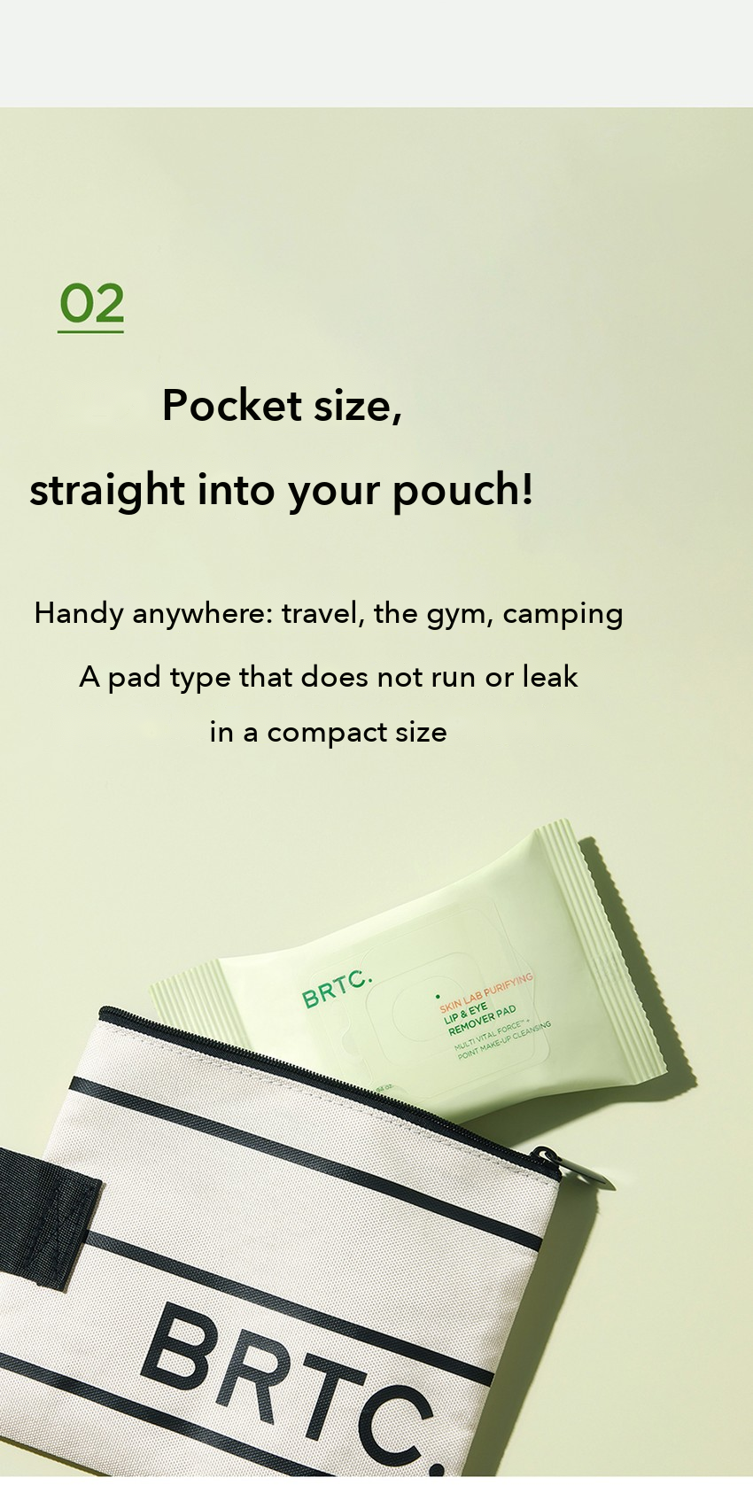 BRTC Lip & Eye Remover Pad detail 6