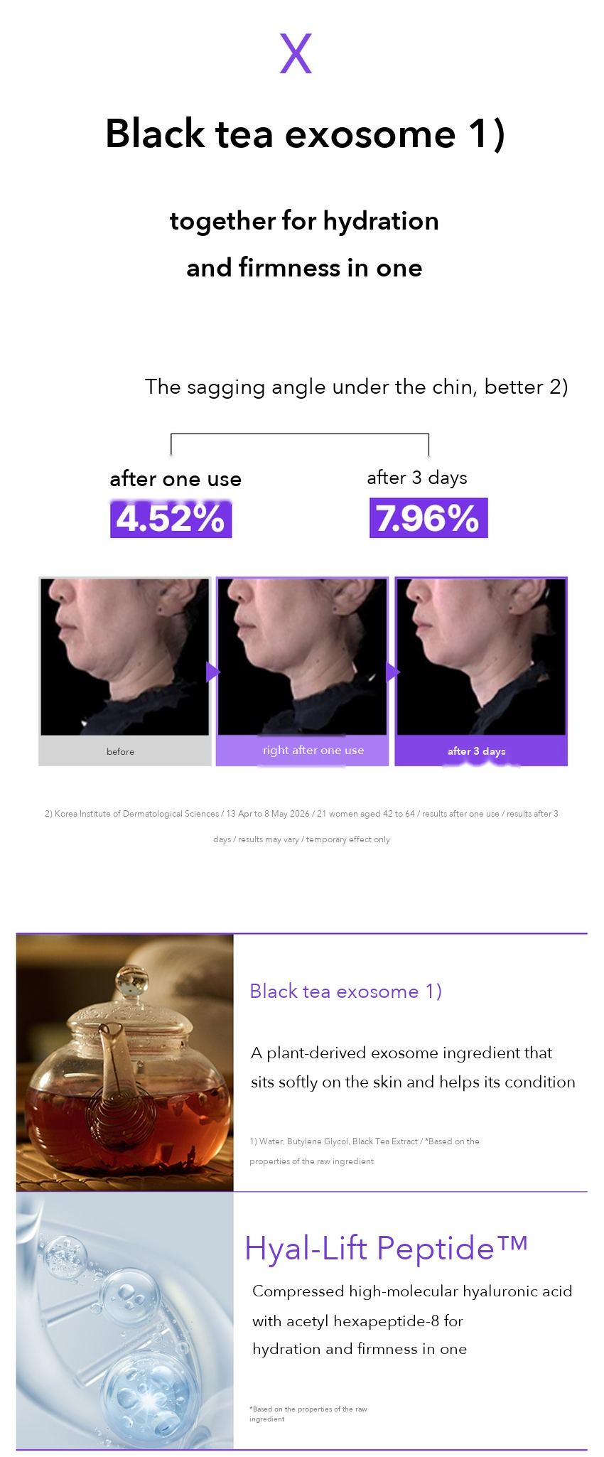 DERMAFIRM Peptide Exosome Lifting Patch detail 03
